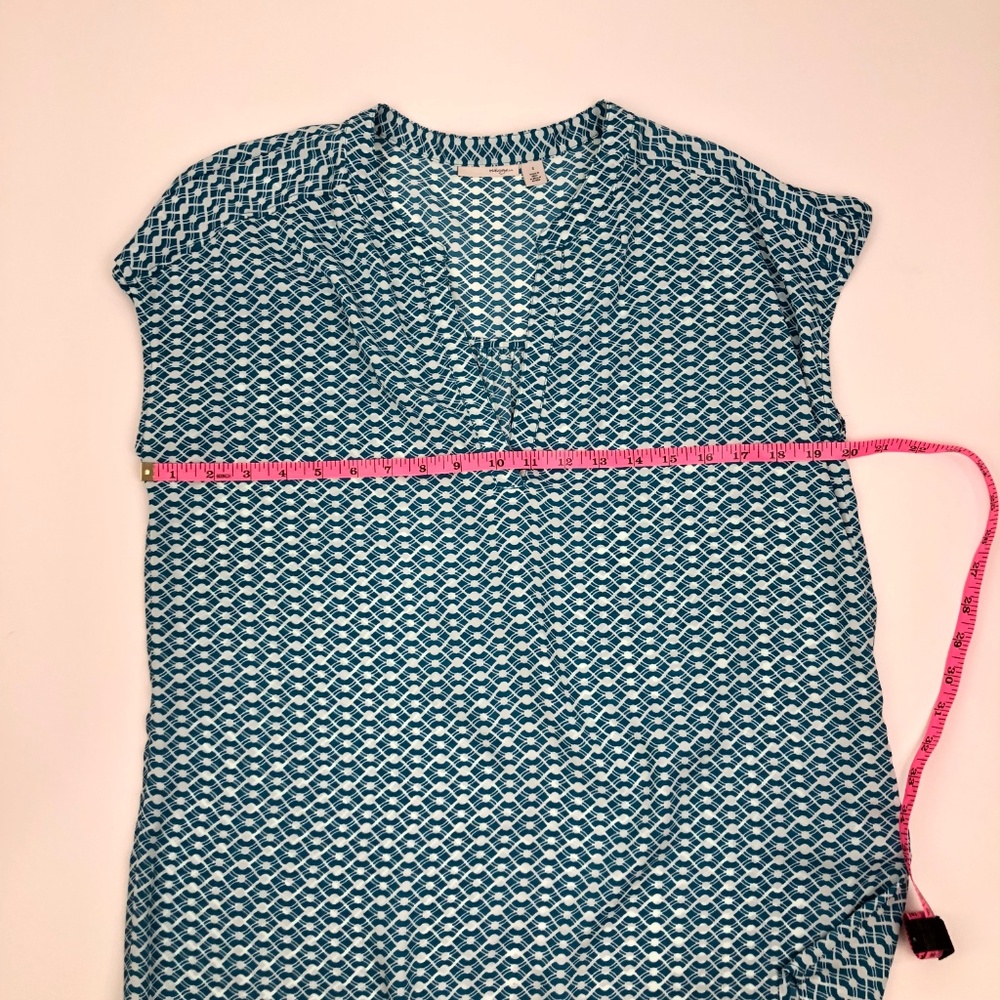 Halogen Boxy Pattern Blouse Small - Picture 3 of 7